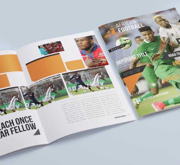 African Football Magazine Design